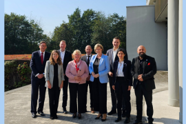 Gruppenfoto der parlamentarischen Delegationen in Eupen (c) Alexander Homann